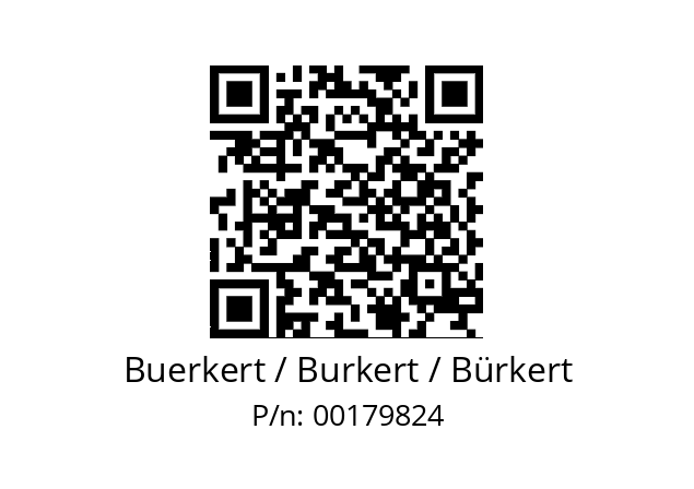   Buerkert / Burkert / Bürkert 00179824