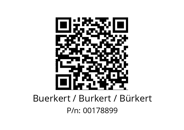   Buerkert / Burkert / Bürkert 00178899