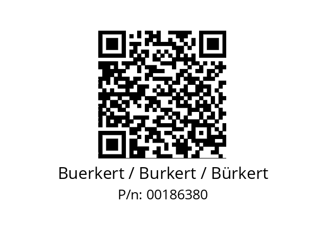   Buerkert / Burkert / Bürkert 00186380