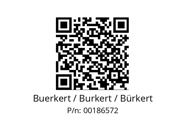   Buerkert / Burkert / Bürkert 00186572