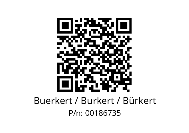   Buerkert / Burkert / Bürkert 00186735