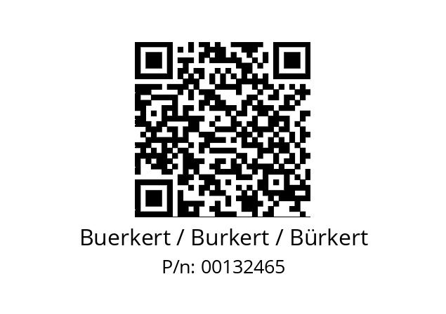   Buerkert / Burkert / Bürkert 00132465