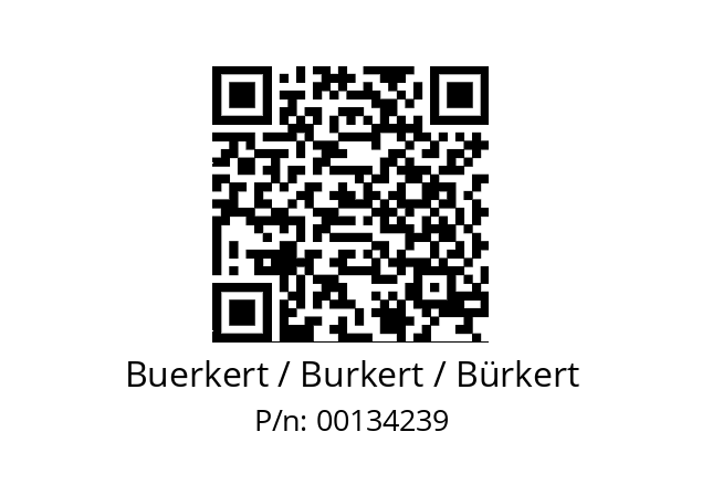   Buerkert / Burkert / Bürkert 00134239