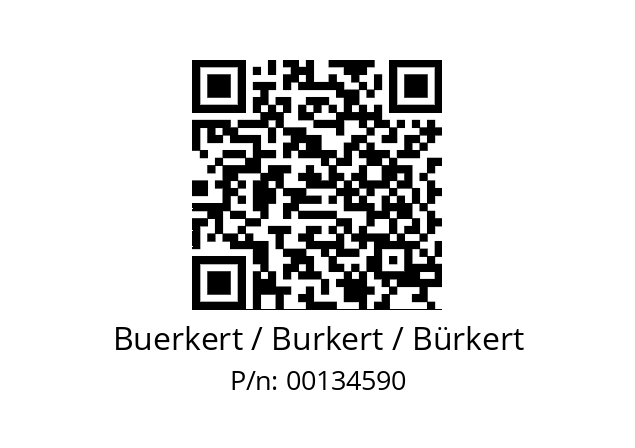   Buerkert / Burkert / Bürkert 00134590