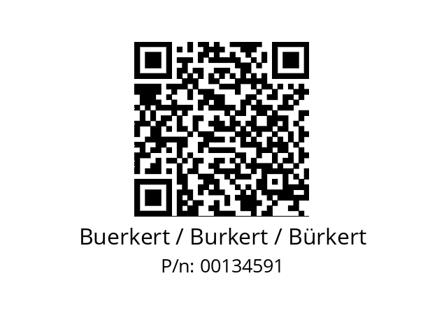   Buerkert / Burkert / Bürkert 00134591