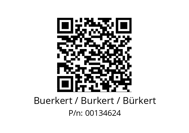   Buerkert / Burkert / Bürkert 00134624