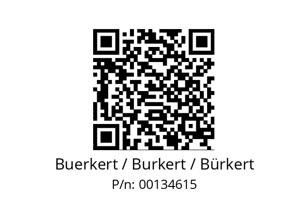   Buerkert / Burkert / Bürkert 00134615