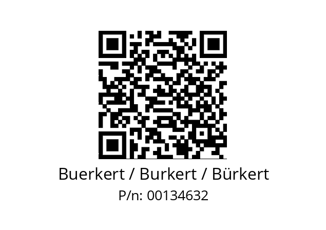   Buerkert / Burkert / Bürkert 00134632