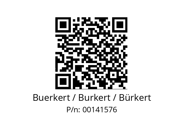   Buerkert / Burkert / Bürkert 00141576