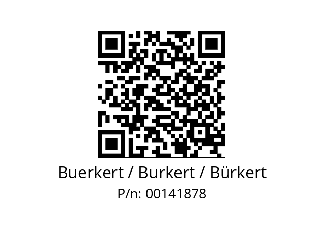   Buerkert / Burkert / Bürkert 00141878