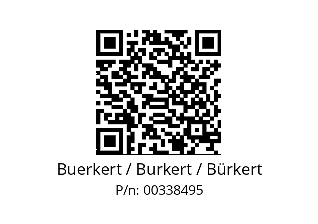   Buerkert / Burkert / Bürkert 00338495