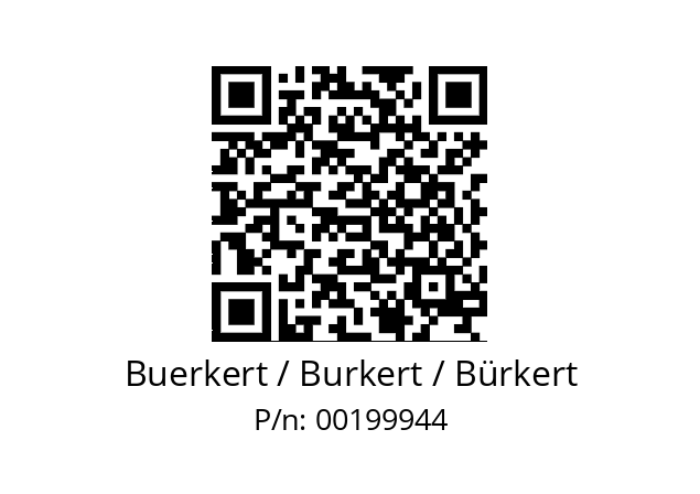   Buerkert / Burkert / Bürkert 00199944