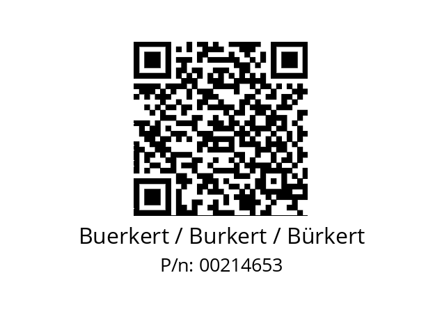   Buerkert / Burkert / Bürkert 00214653