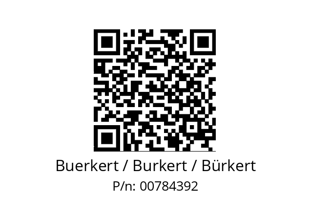   Buerkert / Burkert / Bürkert 00784392