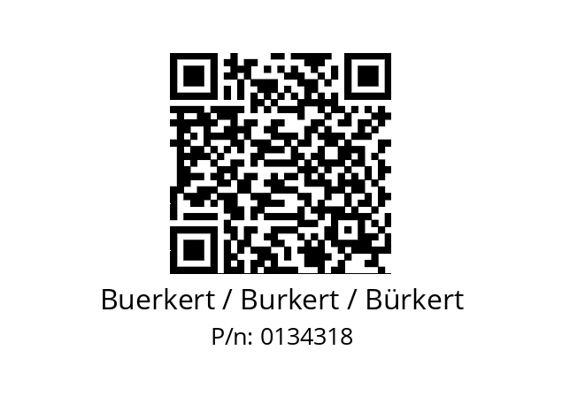   Buerkert / Burkert / Bürkert 0134318