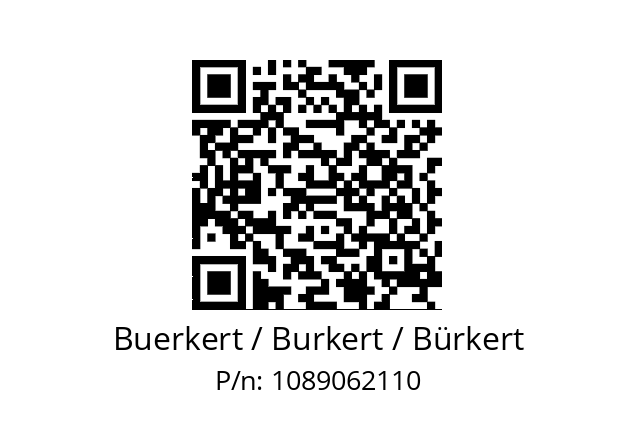   Buerkert / Burkert / Bürkert 1089062110