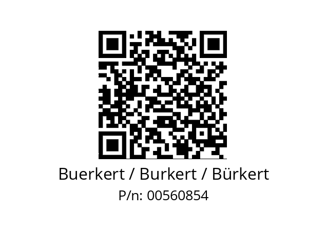   Buerkert / Burkert / Bürkert 00560854