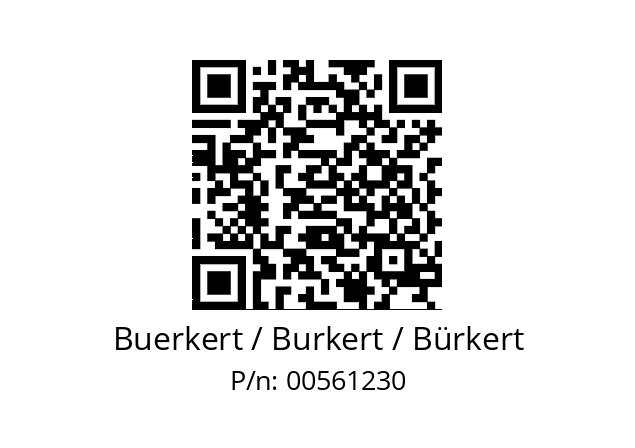   Buerkert / Burkert / Bürkert 00561230