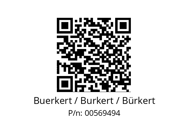   Buerkert / Burkert / Bürkert 00569494