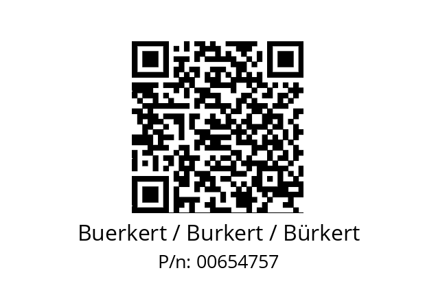   Buerkert / Burkert / Bürkert 00654757