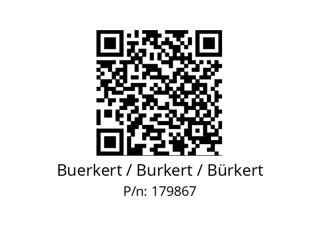   Buerkert / Burkert / Bürkert 179867