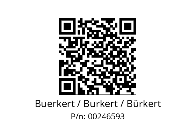   Buerkert / Burkert / Bürkert 00246593