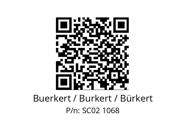   Buerkert / Burkert / Bürkert SC02 1068