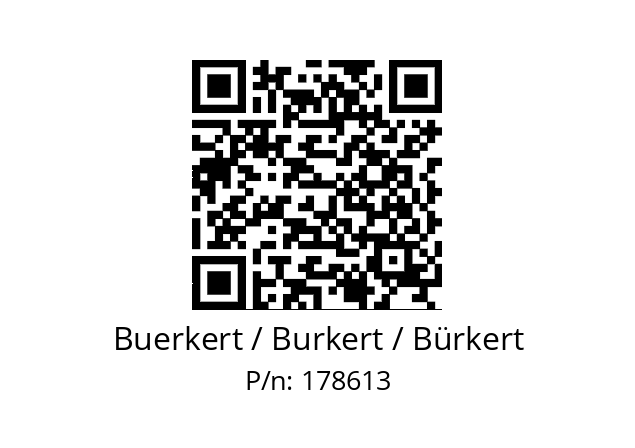   Buerkert / Burkert / Bürkert 178613