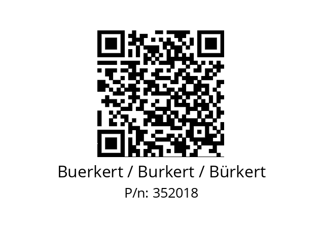   Buerkert / Burkert / Bürkert 352018