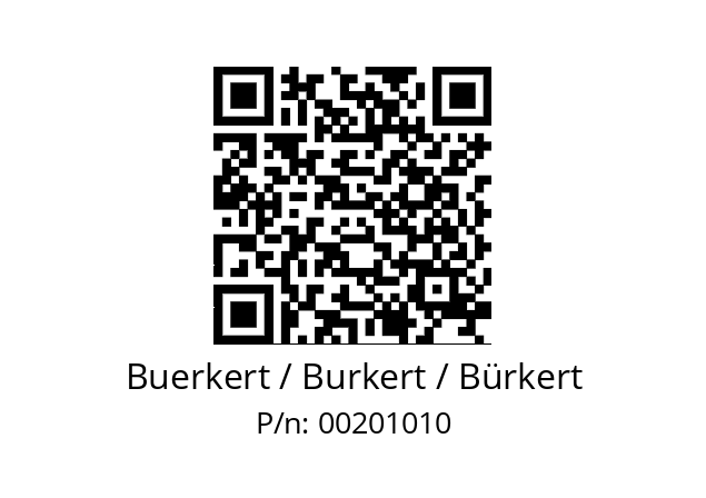   Buerkert / Burkert / Bürkert 00201010