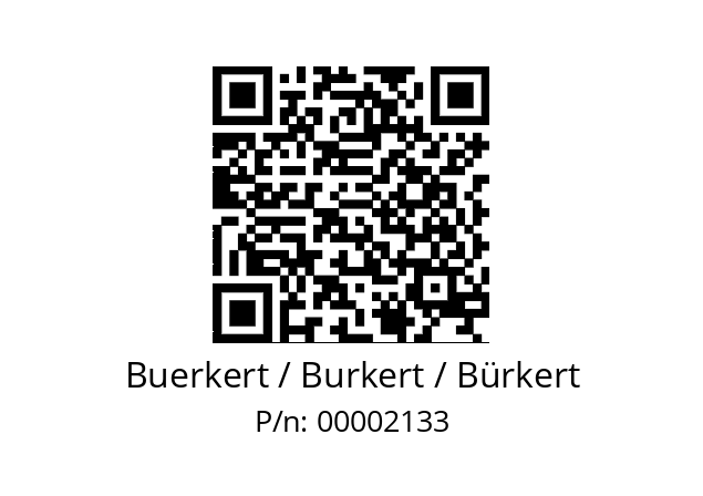   Buerkert / Burkert / Bürkert 00002133