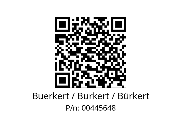   Buerkert / Burkert / Bürkert 00445648