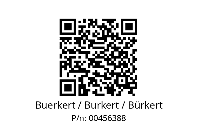   Buerkert / Burkert / Bürkert 00456388