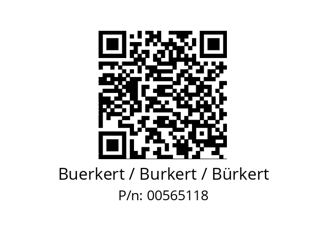   Buerkert / Burkert / Bürkert 00565118