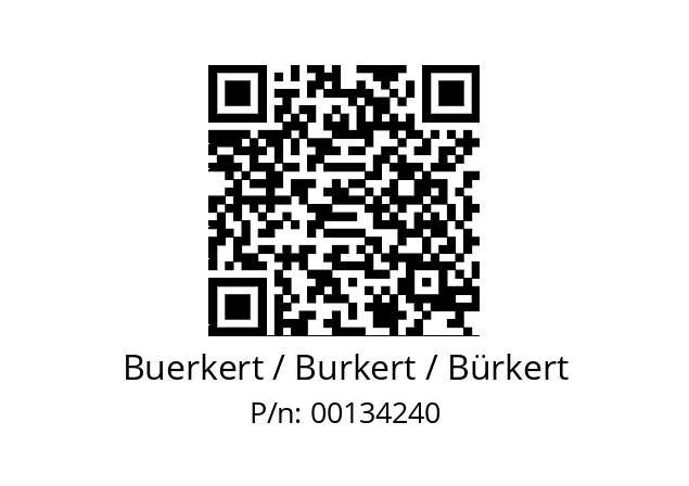   Buerkert / Burkert / Bürkert 00134240