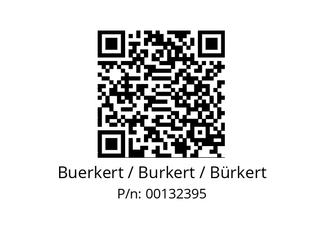   Buerkert / Burkert / Bürkert 00132395