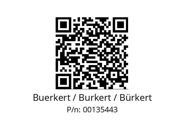   Buerkert / Burkert / Bürkert 00135443