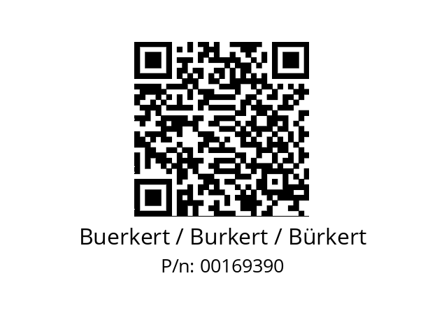   Buerkert / Burkert / Bürkert 00169390