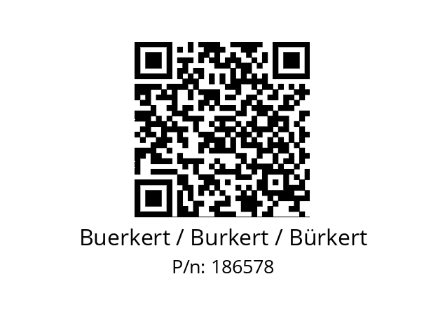   Buerkert / Burkert / Bürkert 186578