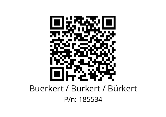   Buerkert / Burkert / Bürkert 185534