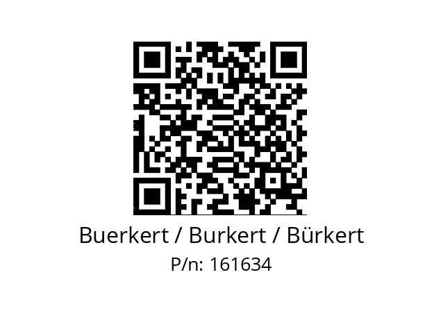   Buerkert / Burkert / Bürkert 161634