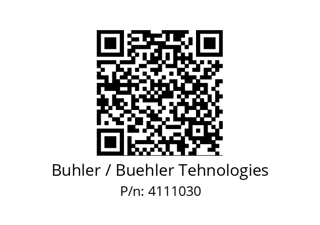   Buhler / Buehler Tehnologies 4111030