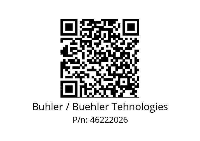 Sample gas probe  Buhler / Buehler Tehnologies 46222026