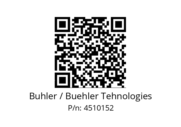   Buhler / Buehler Tehnologies 4510152