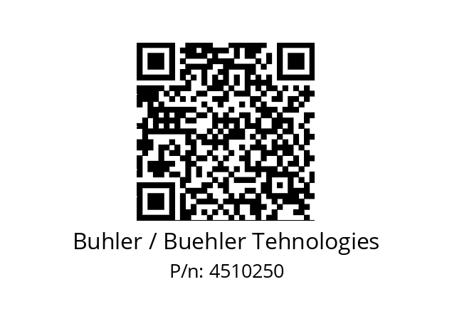   Buhler / Buehler Tehnologies 4510250