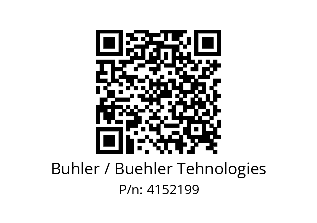   Buhler / Buehler Tehnologies 4152199