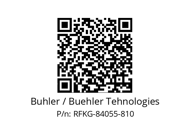   Buhler / Buehler Tehnologies RFKG-84055-810