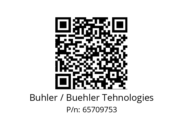   Buhler / Buehler Tehnologies 65709753