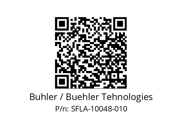   Buhler / Buehler Tehnologies SFLA-10048-010