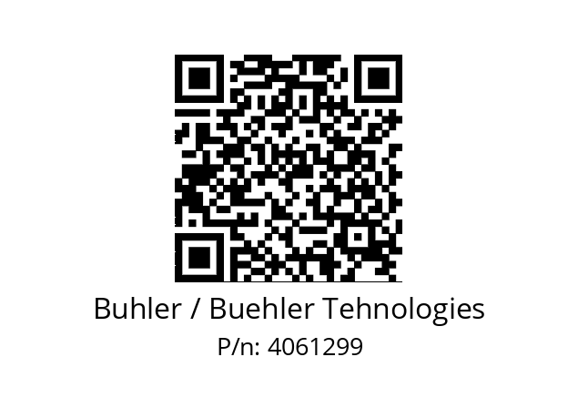   Buhler / Buehler Tehnologies 4061299